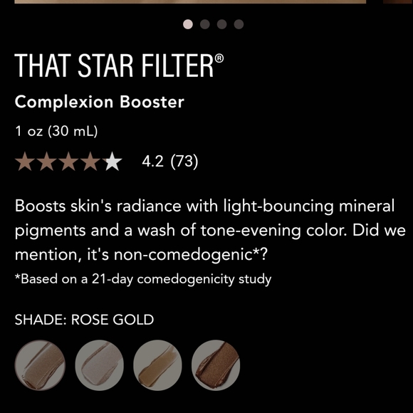 COPY - JLO Beauty That Star Filter Complexion Booster in Rose Gold 1 oz/30 ml - Picture 7 of 8